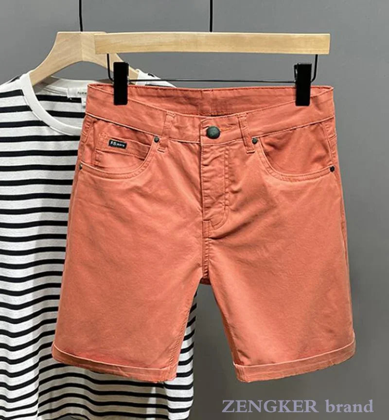 Men's Plus Size Summer Cotton Shorts – Loose Oversized Breeches-HighTouch
