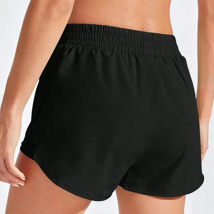 High-Waist Yoga Workout Shorts – Stretch Fitness Activewear for Women