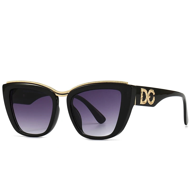 Luxury Cat-Eye Gradient Sunglasses for Women-HighTouch