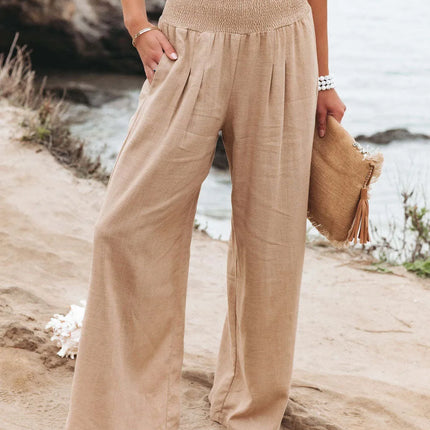 Comfort & Style – Cotton Pull-On Casual Pants for Women
