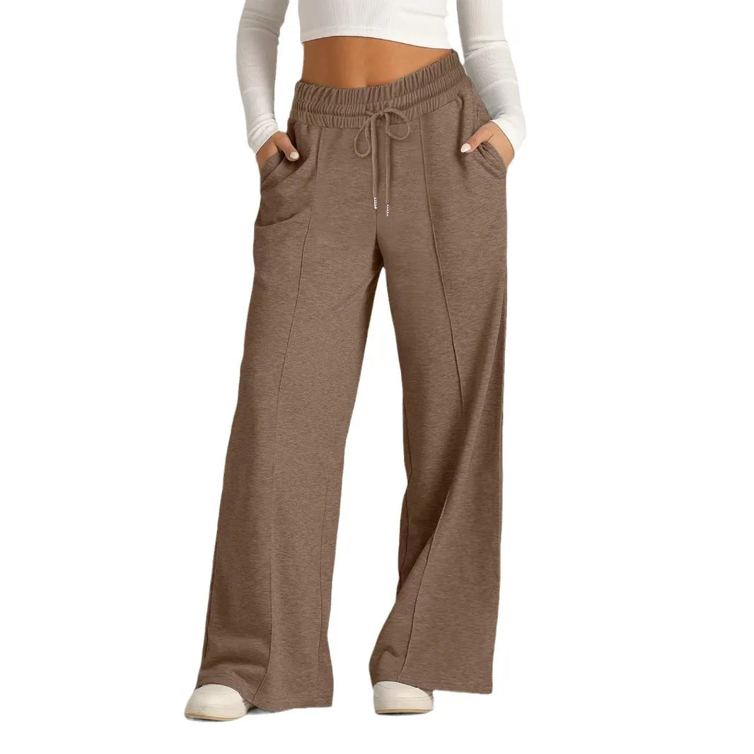 Loose Straight-Leg Sweatpants