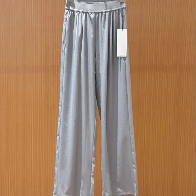 Women’s High-Waist Loose Wide-Leg Quick-Dry Pants