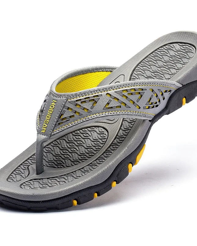 Men’s Non-Slip Rubber Flip Flops – Lightweight & Quick-Dry Comfort