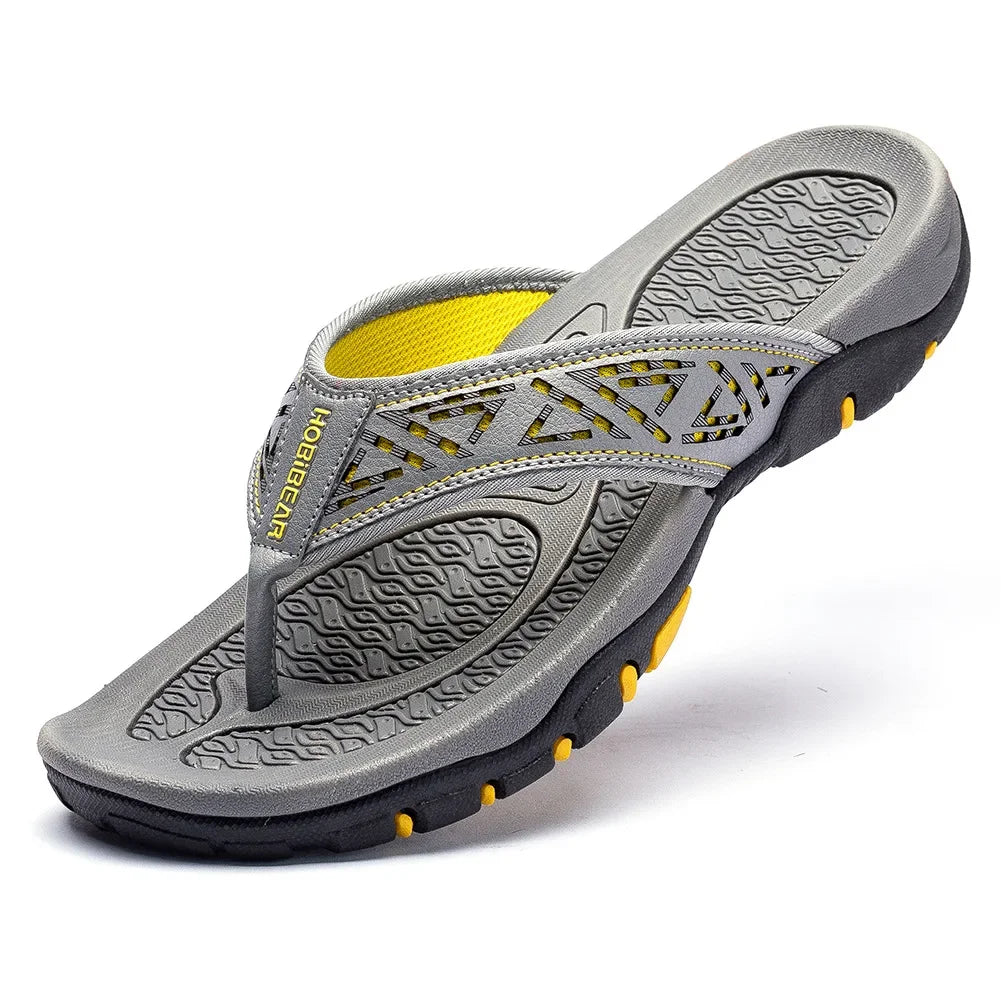Men’s Non-Slip Rubber Flip Flops – Lightweight & Quick-Dry Comfort