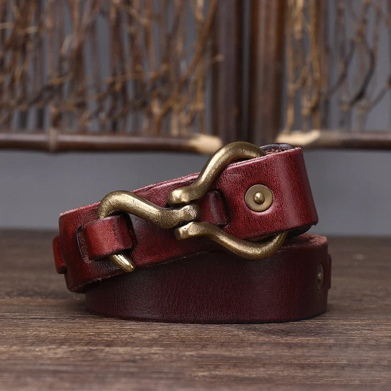Men's Heritage Leather Hook Belt | Classic Style