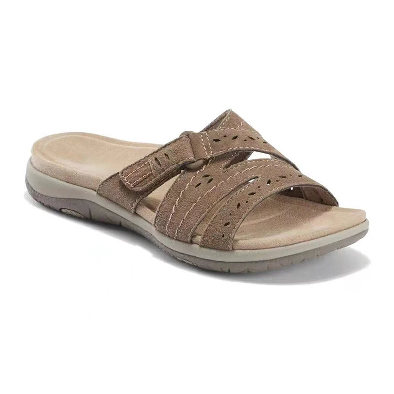 Women’s Orthopedic Hook & Loop Sandals Comfortable Supportive Summer Shoes-HighTouch