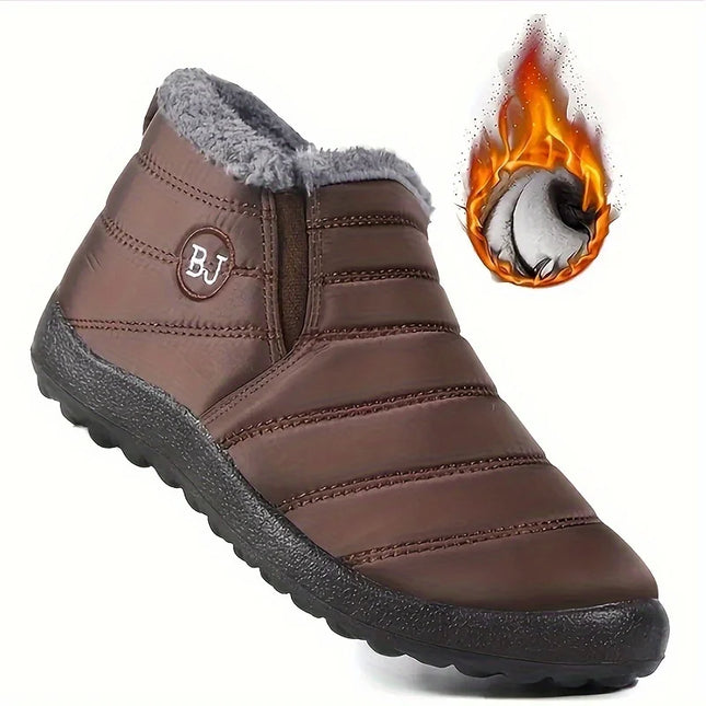 Waterproof Warm Snow Hiking Shoes Women – Non-Slip Low-Top Winter Trail