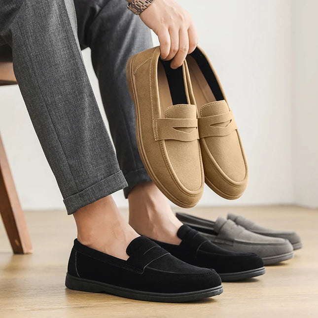 Lightweight Breathable Soft-Sole Slip-On Loafers
