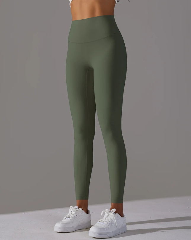 High-Wais Leggings – Buttery-Soft, Sweat-Wicking, with Hidden Pocket