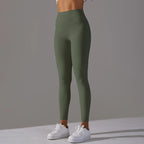 High-Wais Leggings – Buttery-Soft, Sweat-Wicking, with Hidden Pocket-HighTouch