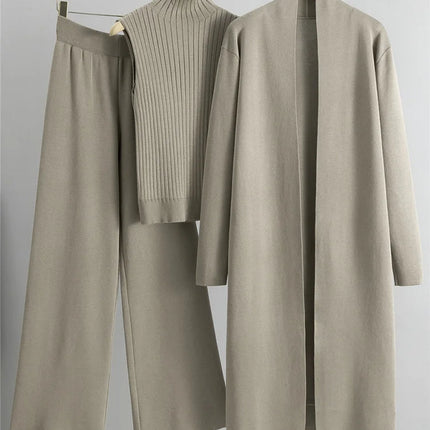 Completo lavorato a maglia in 3 pezzi