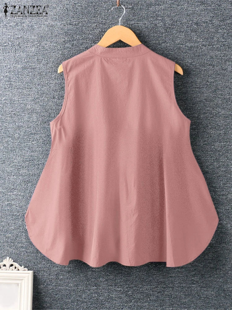 Geborduurde Mouwloze Top – Bohemien, Luchtig & Stijlvol