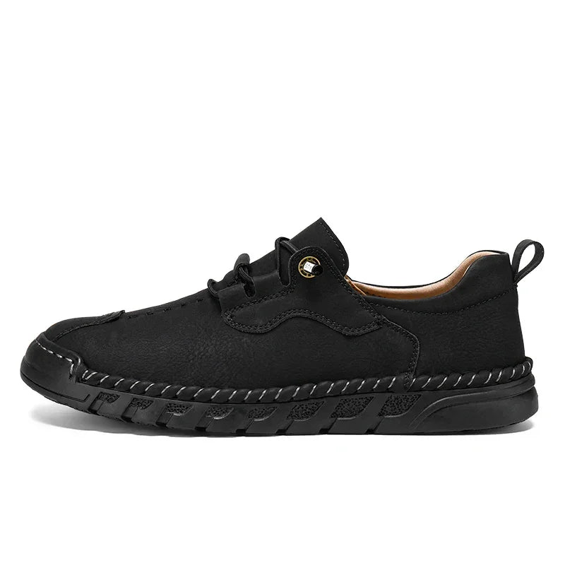 Men's Everett Leather Shoes – Cushioned Comfort