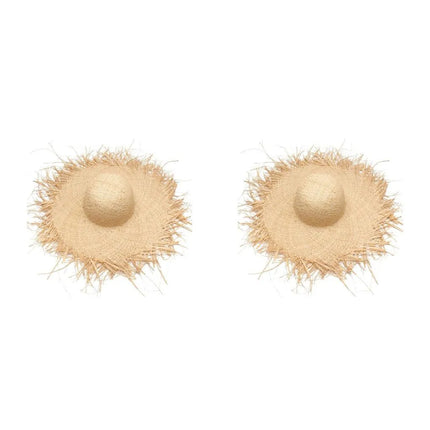 Women’s Wide‑Brim Floppy Straw Beach Hat