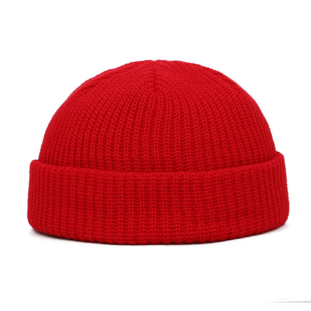 Luxury Winter Knit Beanie – Warm Short Skull Cap (Unisex)