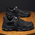 Men’s Camouflage Platform High-Top Boots-HighTouch