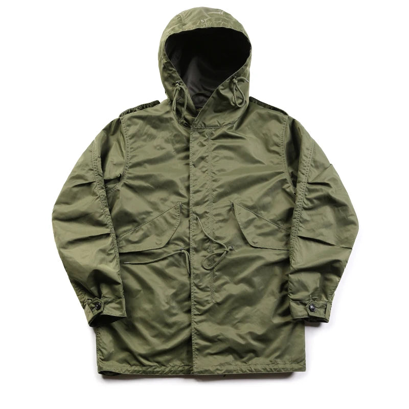 M-51 Nylon Fishtail Parka Men Jacket – Waterproof & Windbreaker-HighTouch