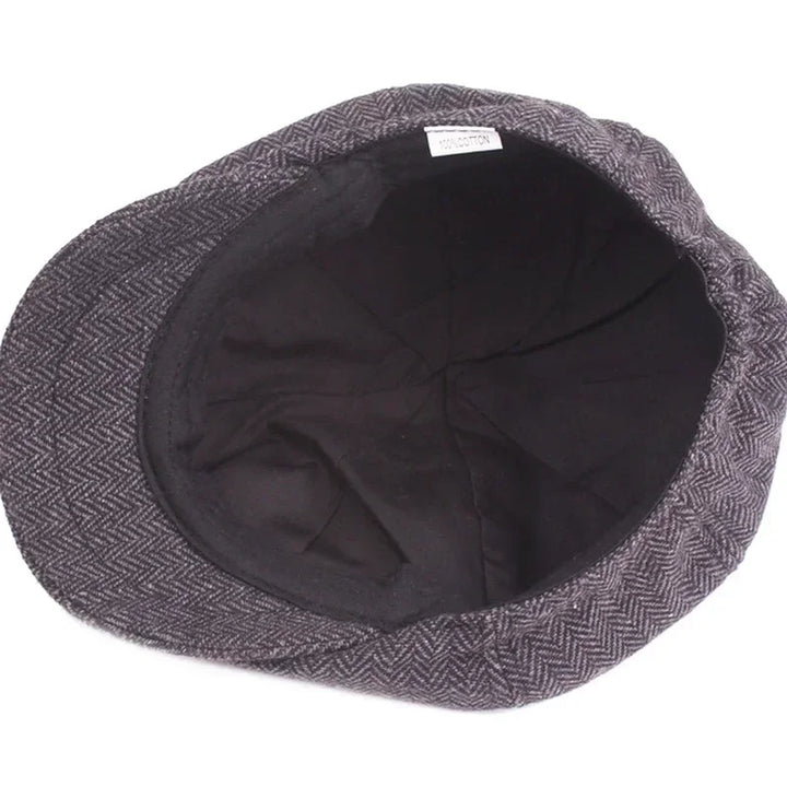 Vintage Tweed Peaky Blinders Flat Cap – Heritage Style Unisex-HighTouch
