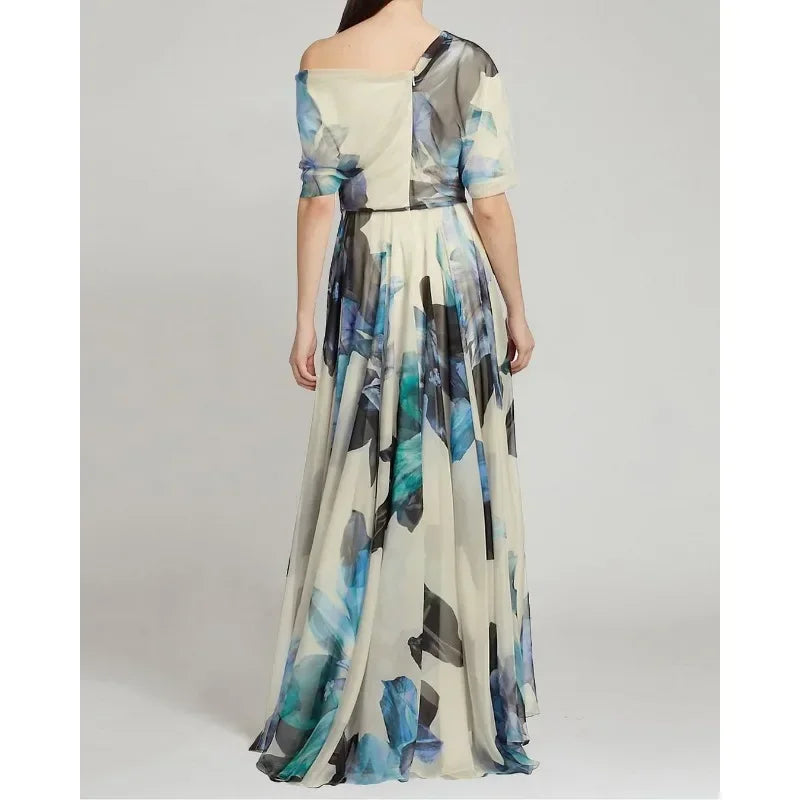 Boho Lace-Up Lolita Swing Maxi Dress Women-HighTouch