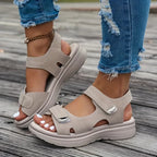 Women’s Lightweight Non‑Slip Wedge Sandals – Plus Size Beach Platform-HighTouch