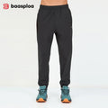 Men's Solid Color Sweatpants – Cozy Winter Joggers with Pockets-HighTouch