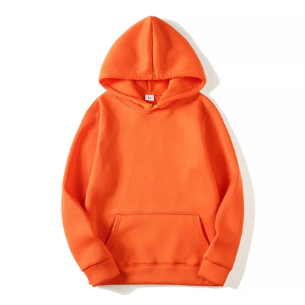 Unisex Solid-Colour Hoodie