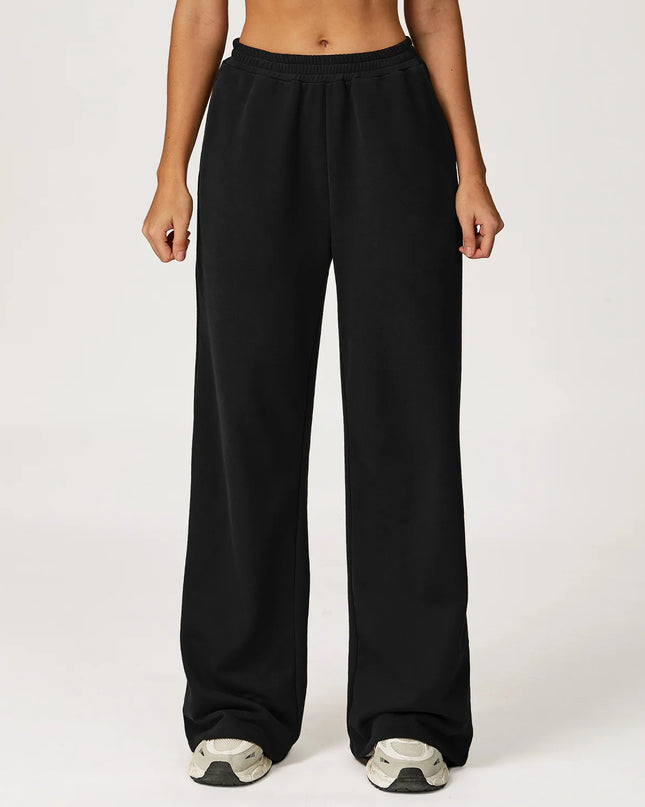 High-Waisted Wide-Leg Yoga & Gym Flared Trousers for Women