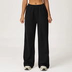 High-Waisted Wide-Leg Yoga & Gym Flared Trousers for Women-HighTouch