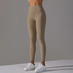 High-Wais Leggings – Buttery-Soft, Sweat-Wicking, with Hidden Pocket-HighTouch