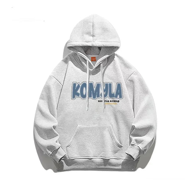 Loose Oversize Cotton Hoodie – Draped Casual Style for Spring & Autumn