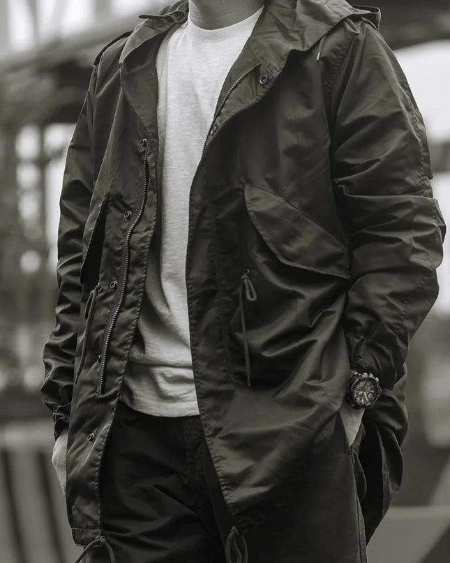 M-51 Nylon Fishtail Parka Men Jacket – Waterproof & Windbreaker