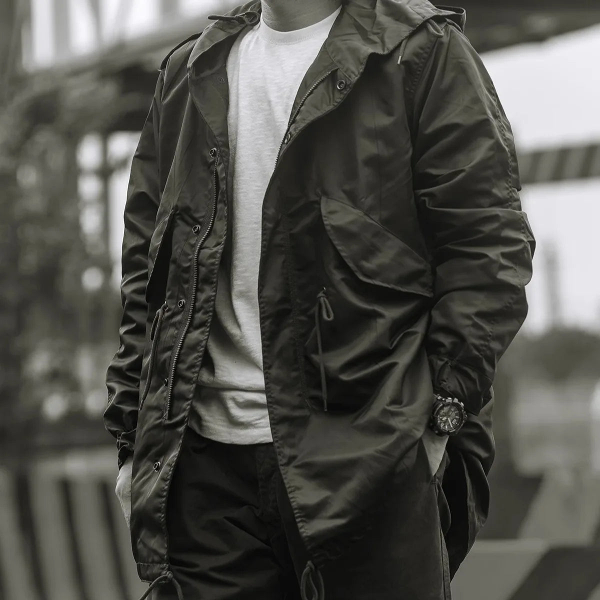 M-51 Nylon Fishtail Parka Men Jacket – Waterproof & Windbreaker