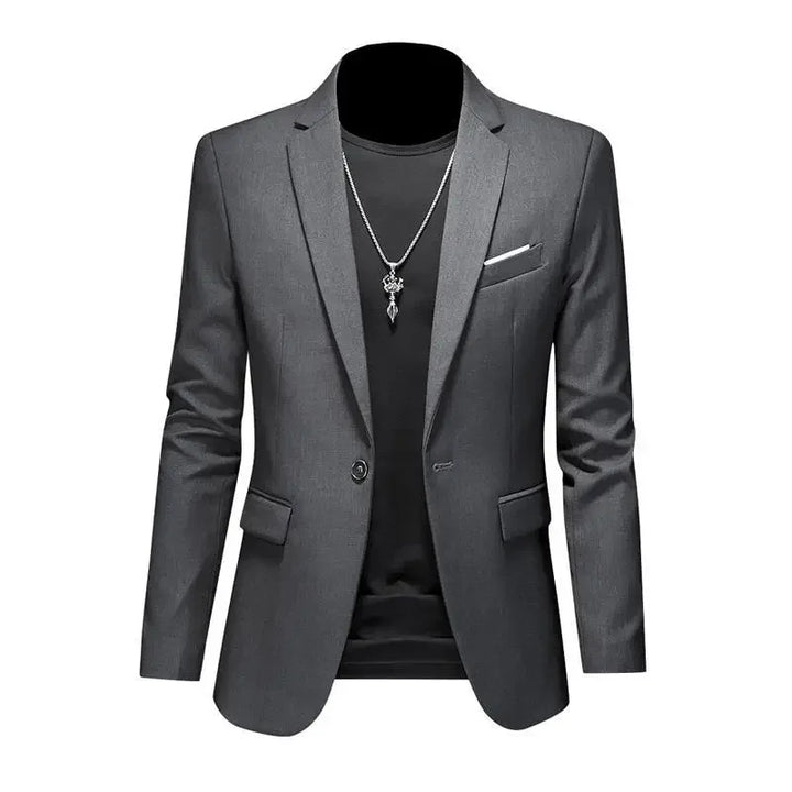 Men’s Slim-Fit Casual Blazer-HighTouch