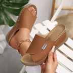 Women’s Wedge Slippers-HighTouch