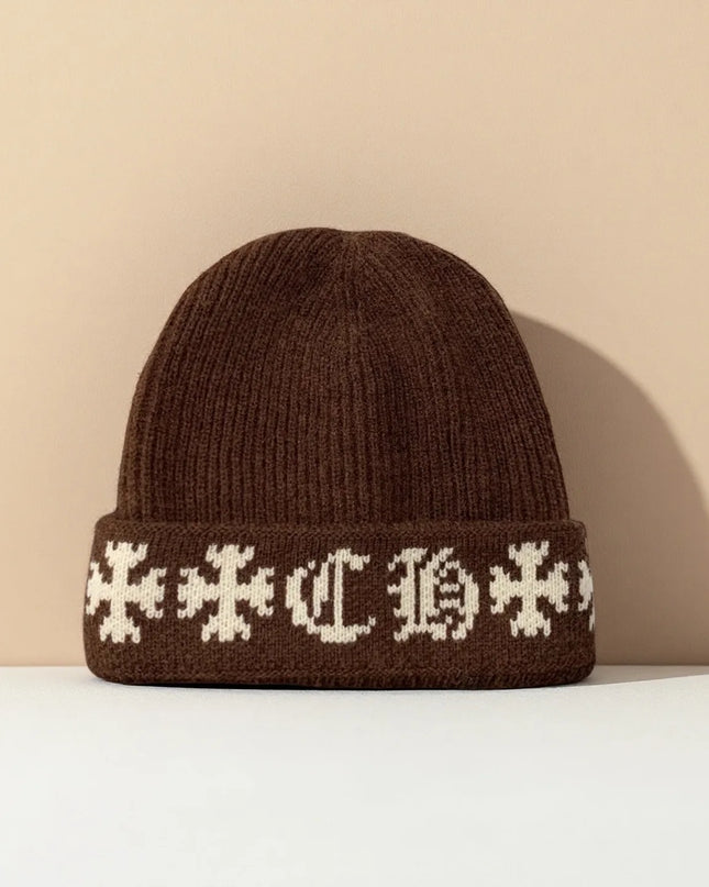 Alien Print Beanie – Soft & Warm Knit Hat for Men & Women