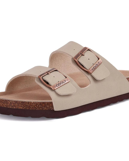 Plush Suede Clogs with Cork Insole – Arch Support for Everyday Comfort