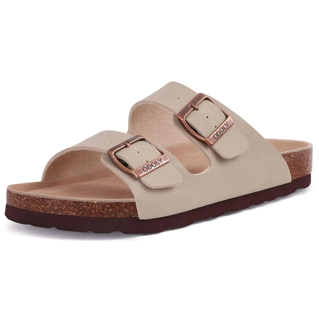 Plush Suede Clogs with Cork Insole – Arch Support for Everyday Comfort-HighTouch