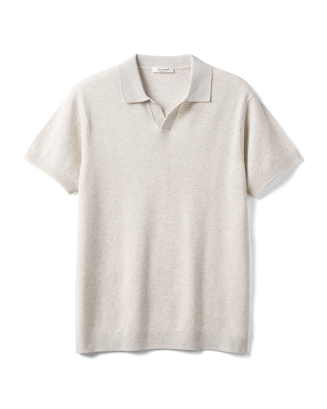 SIMWOOD | 14-Gauge Knit Short Sleeve Polo T-Shirts Men Tops