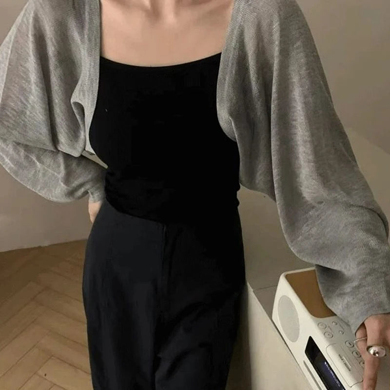 Lightweight Ice Polyster Sunscreen Cardigan for Women-HighTouch