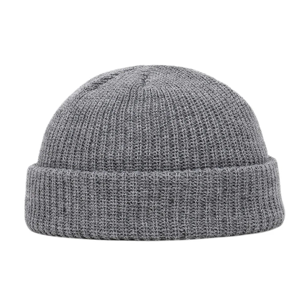 Luxury Winter Knit Beanie – Warm Short Skull Cap (Unisex)