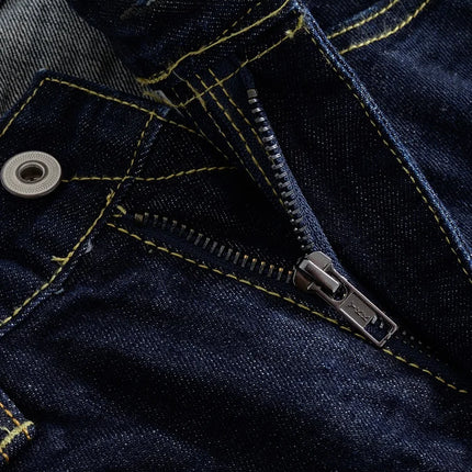 Heavy-weight Original Colour “Red Ear” Straight-Leg Jeans