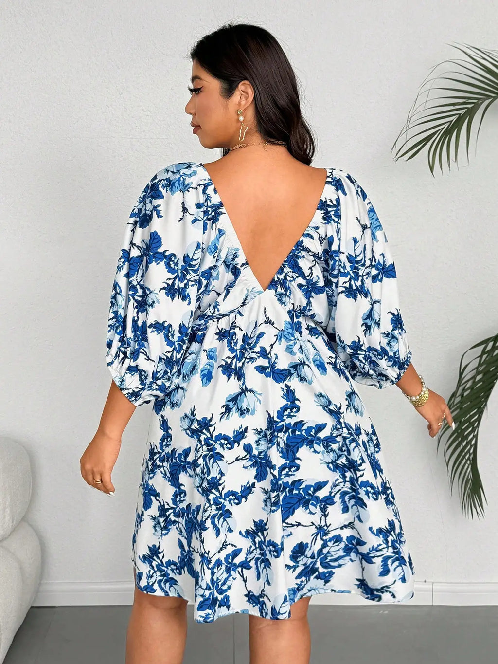 Floral Print Vacation Dress Women's Casual Elegant Maxi Dress for Summer