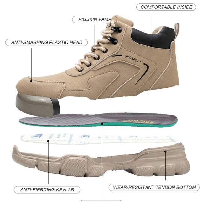 Steel Toe Waterproof Work Boots UK