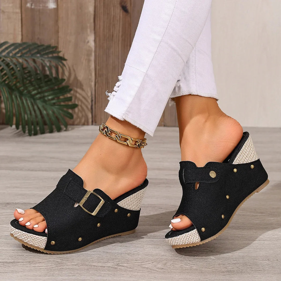 Women's Espadrille Wedge Sandals Platform Summer Shoes
