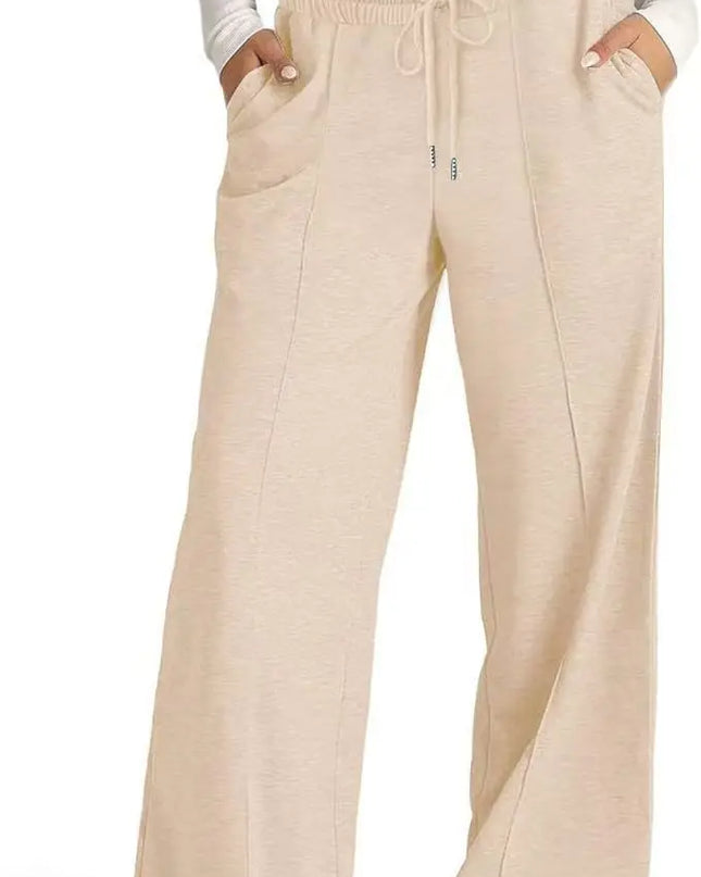 Loose Straight-Leg Sweatpants