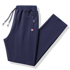 Plus Size Men’s Loose Fit Cotton Jogger Track Pants-HighTouch