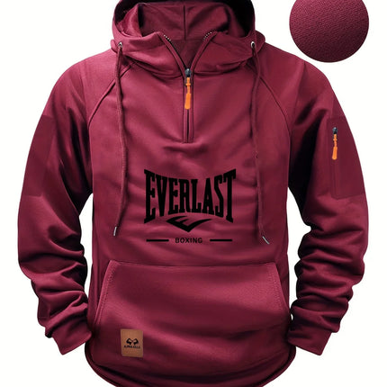 High-quality Men’s Multi-Zip Utility Hoodie – Fashionable Sweatshirt