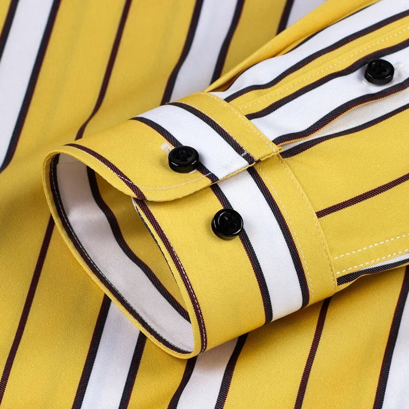 Hightouch | Relaxed Striped Cotton Shirt