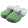 Fuzzy EVA Clogs Unisex – Waterproof Warm Plush Winter House & Garden Slippers