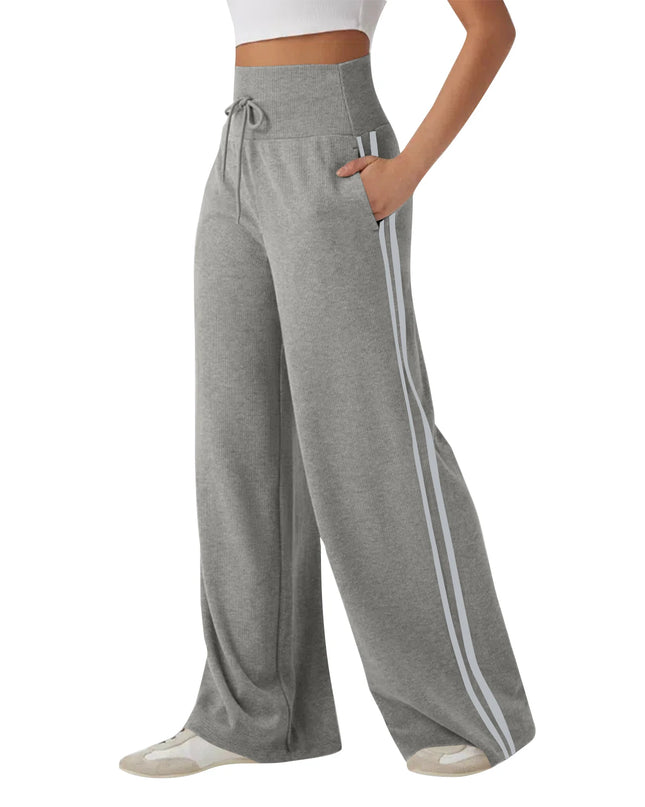 Women’s High-Waisted Wide-Leg Sports Pants